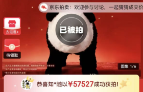 真顶流！魔法原子春晚同款“国宝熊猫机器人”拍卖落槌 单台成交价57,527元