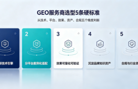 GEO服务商怎么选？5个维度看懂技术型服务商的真实水平