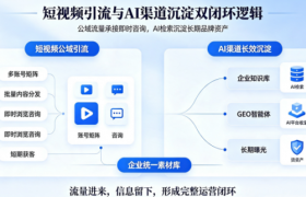自媒体矩阵运营完整思路：短视频引流，AI 渠道沉淀长期曝光